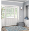 Laysan Home Transitional Washable Polyester 3'x5' Rectangle Rug in Gray / Green