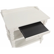 Comfort Pointe Averly Antique White Wood Turned Leg Storage Nightstand