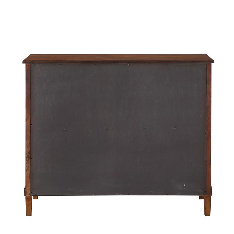 Comfort Pointe Cambridge Brown Finished Wood 3-Drawer Dresser