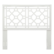 Comfort Pointe Thomas Chippendale White Wood Headboard - King