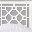 Comfort Pointe Thomas Chippendale White Wood Headboard - King
