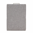 Comfort Pointe Delray Modern Fabric Upholstered Caster Chair in Ashen Gray