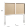 Comfort Pointe Bayport Queen Headboard with Two Nightstands - 3-piece Set
