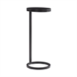 Comfort Pointe York Round Modern Metal Accent Table in Antique Bronze