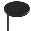 Comfort Pointe York Round Modern Metal Accent Table in Antique Bronze