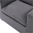 Comfort Pointe Casella Modern Charcoal Fabric Polyester Arm Chair