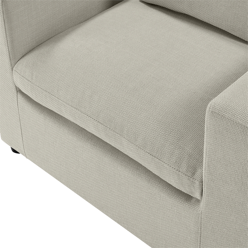 Comfort Pointe Casella Modern Beige Poyester Fabric Arm Chair