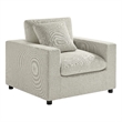 Comfort Pointe Casella Modern Beige Poyester Fabric Arm Chair