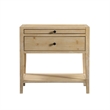 Comfort Pointe Shoreham 1-drawer Natural Finish Wood Nightstand