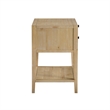 Comfort Pointe Shoreham 1-drawer Natural Finish Wood Nightstand
