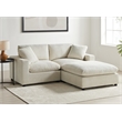 Comfort Pointe Casella Modular Beige Corduroy Fabric 3-piece Chofa
