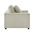 Comfort Pointe Casella Modern Beige Corduroy Fabric Arm Chair