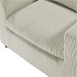 Comfort Pointe Casella Modern Beige Corduroy Fabric Arm Chair