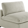 Casella Modular Beige Corduroy Fabric 5-Piece Corner Sectional