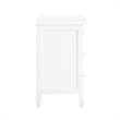 Comfort Pointe Lennon 3-drawer White Wood Storage Nightstand