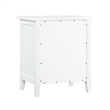 Comfort Pointe Lennon 3-drawer White Wood Storage Nightstand