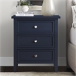 Comfort Pointe Lennon 3-drawer Midnight Blue Wood Nightstand