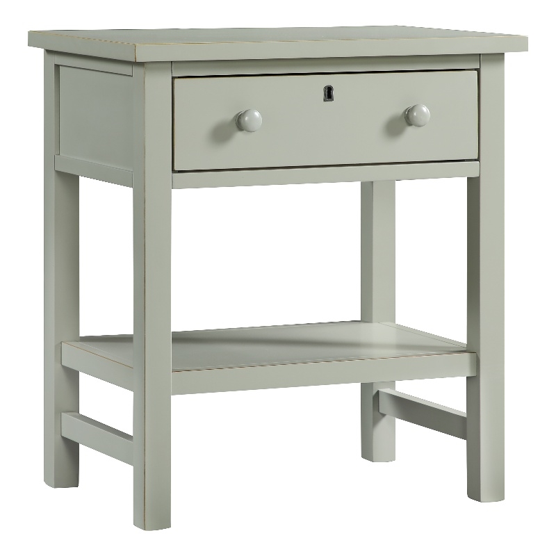 Comfort Pointe Franklen 1-drawer Antique Gray Wood Storage Nightstand
