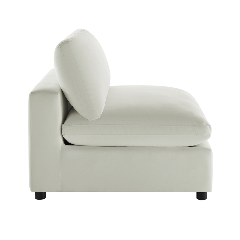 Comfort Pointe Casella Modular 6-Piece Sectional in Ivory Performance Fabric
