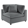 Comfort Pointe Casella Modular 6-Piece Sectional in Charcoal Performance Fabric