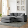 Comfort Pointe Casella Modular 3-piece Chofa in Charcoal Performance Fabric