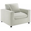 Comfort Pointe Casella Modern Armchair in Ivory Performance Fabric