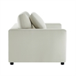 Comfort Pointe Casella Modern Armchair in Ivory Performance Fabric