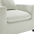 Comfort Pointe Casella Modern Armchair in Ivory Performance Fabric