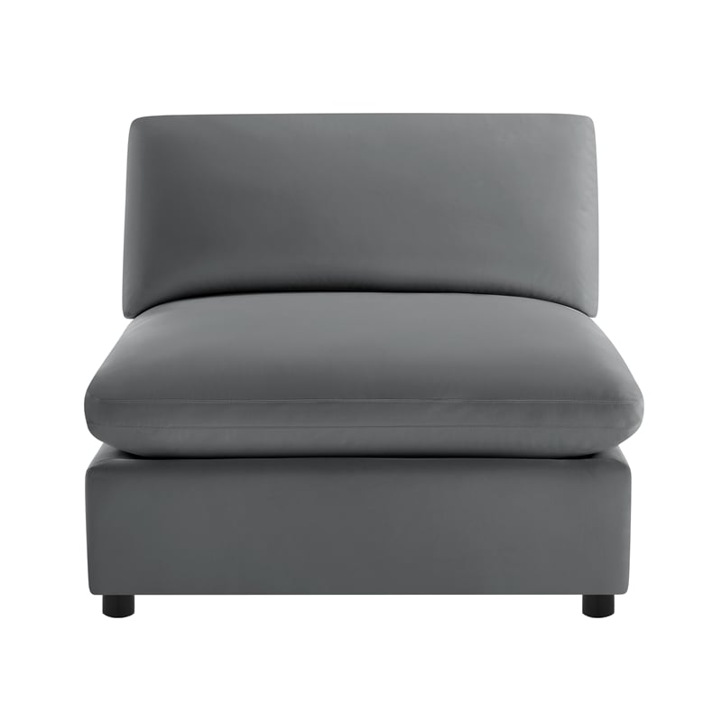 Comfort Pointe Casella Modular 4-PC XL Sectional in Charcoal Performance Fabric