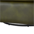 Comfort Pointe Sheldon Fern Green Faux Leather Swivel Barrel Chair