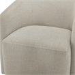 Comfort Pointe Amhurst Sea Oat Beige Fabric Swivel Barrel Chair
