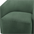Comfort Pointe Amhurst Green Fabric Swivel Barrel Accent Chair