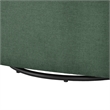 Comfort Pointe Amhurst Green Fabric Swivel Barrel Accent Chair