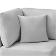 Comfort Pointe Chandler Gray Performance Fabric 2-Piece Sofa