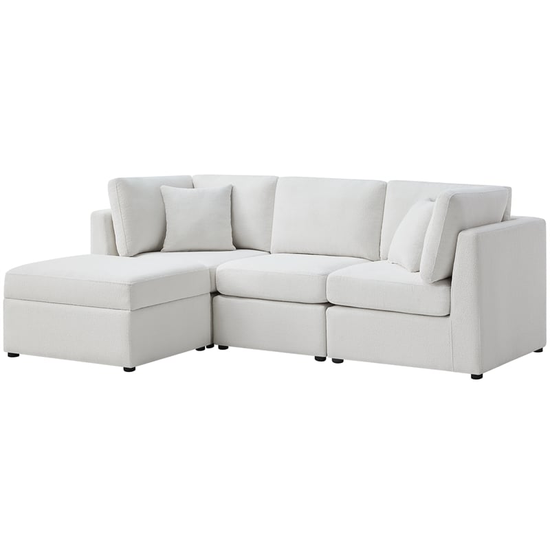 Comfort Pointe Chandler 4-PC XL Ivory Performance Fabric Chofa