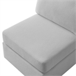 Comfort Pointe Chandler 6-PC Gray Performance Fabric Sectional