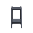 Comfort Pointe Yukon Matte Black Wood Farmhouse Style Accent Table