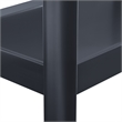 Comfort Pointe Yukon Matte Black Wood Farmhouse Style Accent Table