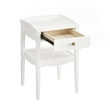Comfort Pointe Finchley White Wood 1-drawer Nightstand with Shelf