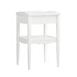 Comfort Pointe Finchley White Wood 1-drawer Nightstand with Shelf