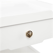 Comfort Pointe Finchley White Wood 1-drawer Nightstand with Shelf