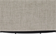 Comfort Pointe Sanibel Ivory Polyester Fabric Skirted Swivel Accent Chair