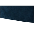 Elm Baltic Blue Polyester Fabric Skirted 360-degree Swivel Accent Chair