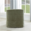 Elm Caper Green Polyester Fabric Skirted 360-degree Swivel Chair