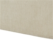 Comfort Pointe Ludlow Skirted Swivel Beige Polyester Fabric Accent Chair