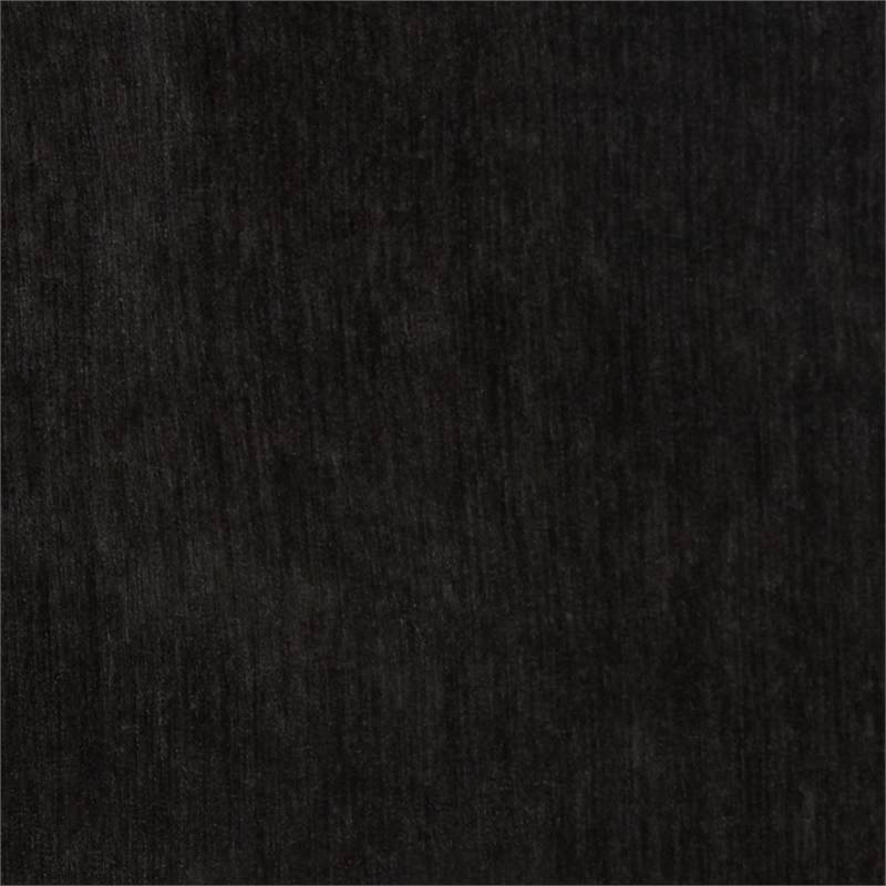 Comfort Pointe Ludlow Dark Brown Polyester Fabric Skirted Swivel Accent Chair