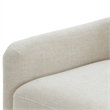 Comfort Pointe Tolland Beige Polyester Swivel Accent Chair with Nailhead Trim