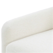 Comfort Pointe Tolland Cream Polyester Swivel Accent Chair with Nailhead Trim