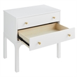 Comfort Pointe Arezzo 2-drawer Modern Wood Nightstand in White
