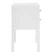 Comfort Pointe Arezzo 2-drawer Modern Wood Nightstand in White